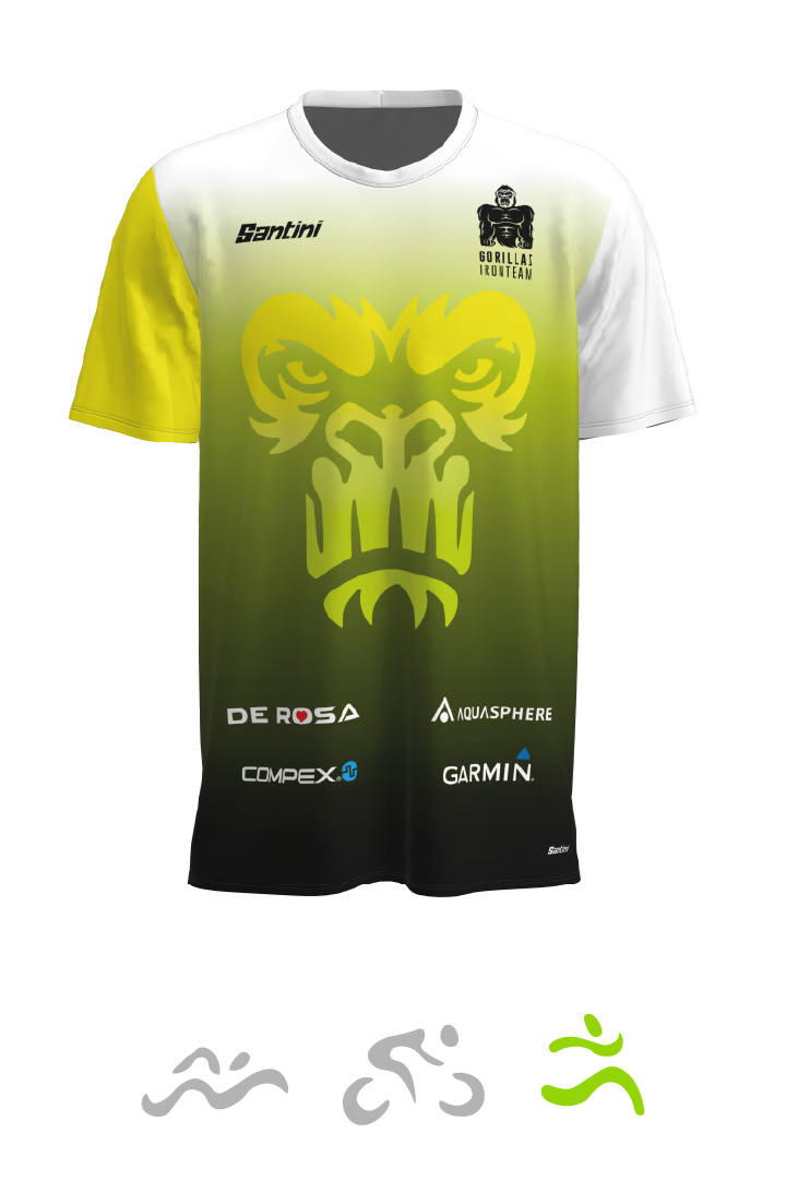 Maglia running uomo Gorillaz Ironteam